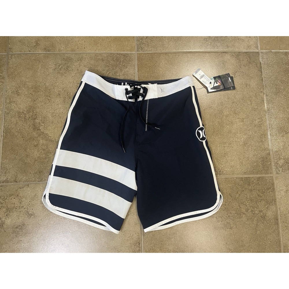 NEW Hurley Phantom Block Party 18" Mens Size 30 Surf Board Shorts Swim Trunks